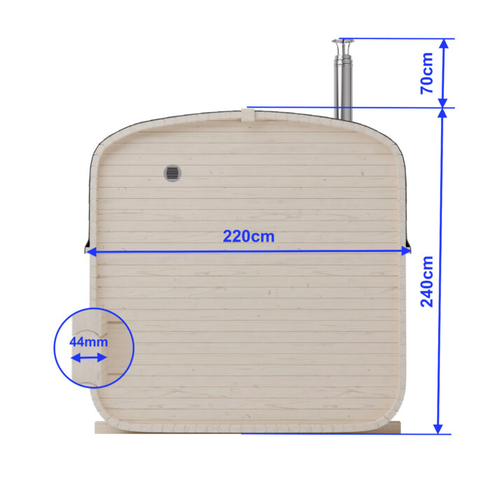 Sauna Quadro 240cm Model 2QL New - obrazek 4